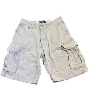 Vintage‎ Polo Ralph Lauren Heavy Cargo Shorts 32 Khaki Tan Paratrooper Pockets